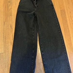 NWT Madewell Curvy Superwide leg jeans, size 26